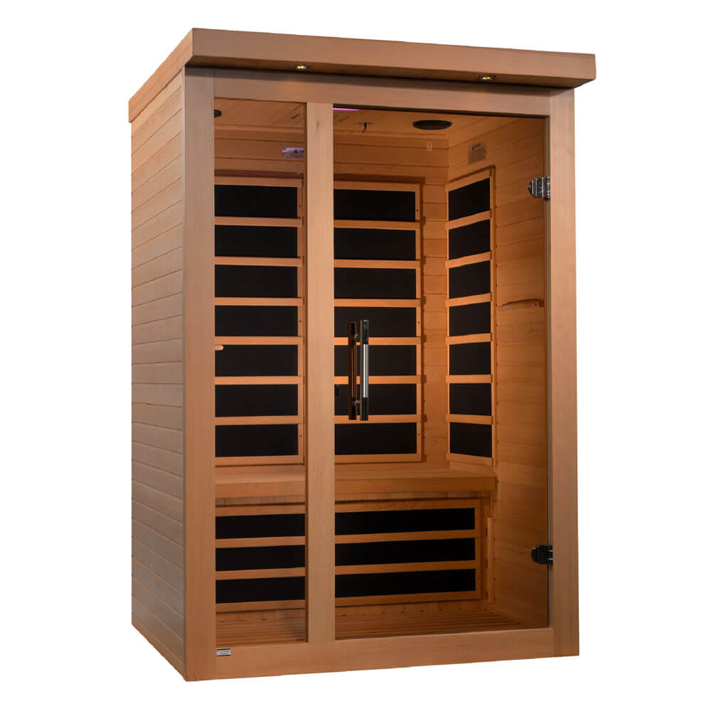 Llumeneres 2 Person Ultra Low EMF FAR Infrared Sauna