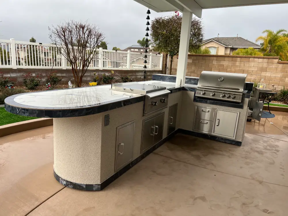 Boomerang outdoor kitchen 1