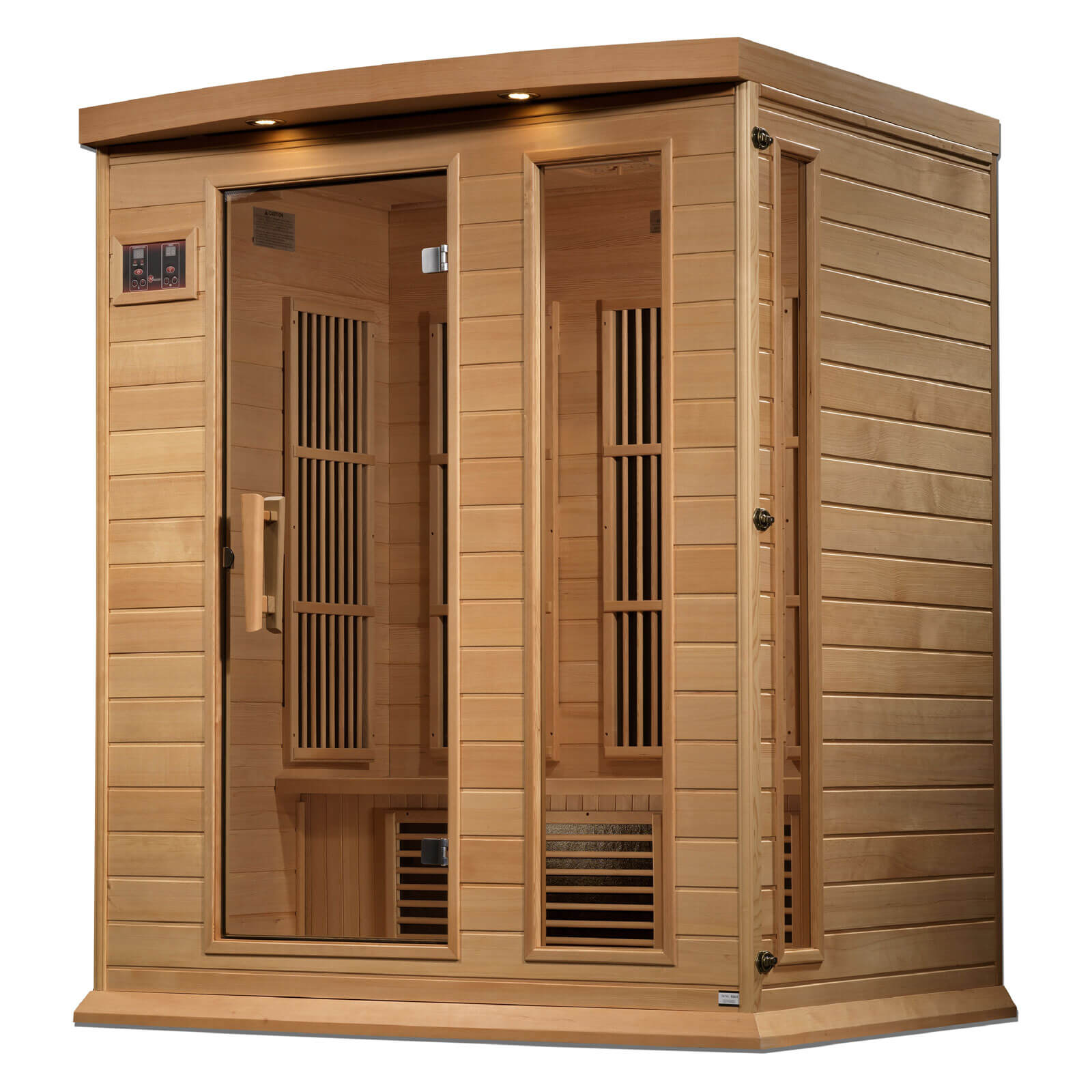 Maxxus 3-Person Near Zero EMF (Under 2MG) FAR Infrared Sauna